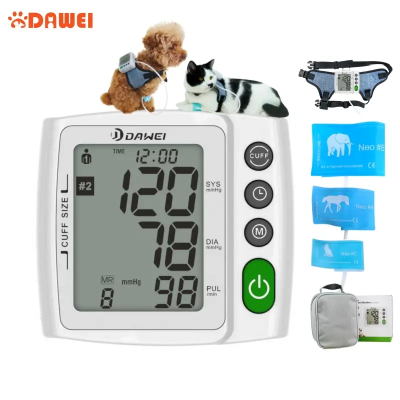 Dawei Digital Dog & Cat Blood Pressure Monitor with Digital Display, No Excessive Promotions, Christmas Gift for Pet Healthcare Supplies