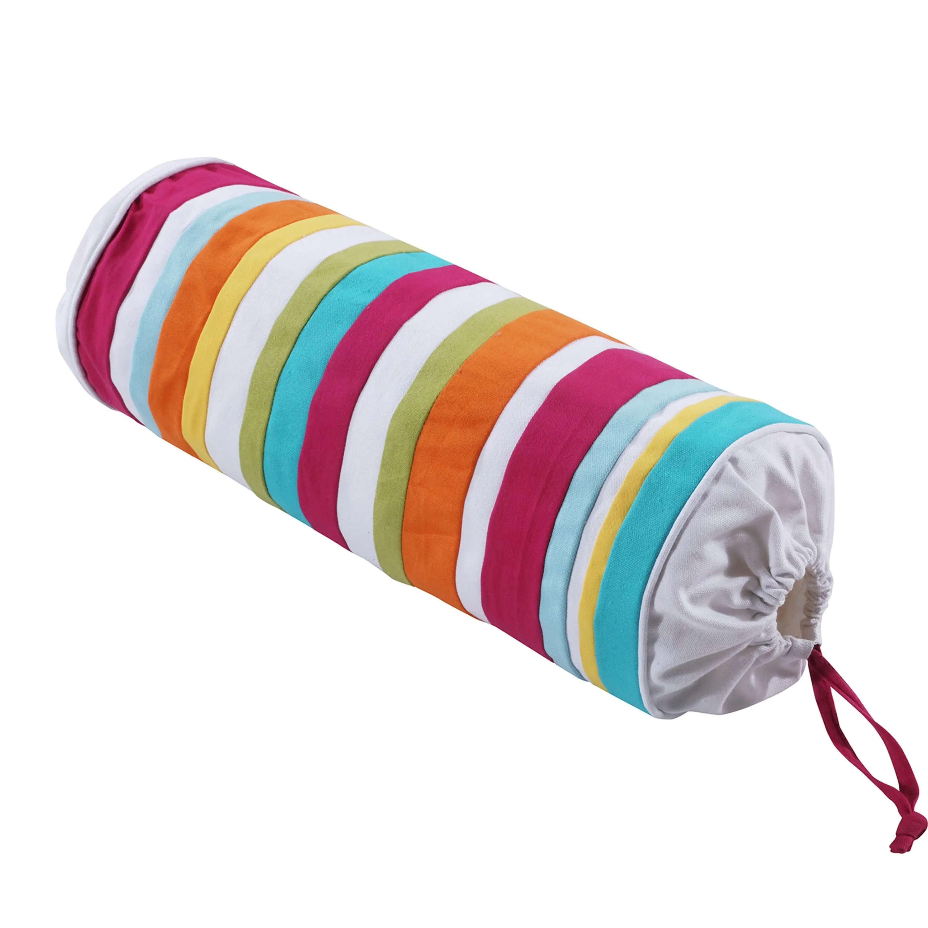 Marielle Grey Neck Roll Pillow