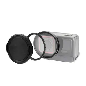 Lens Filter Kit for Insta360 Ace Pro/Ace Pro2, 49mm Filter Adapter Ring, Aluminum Alloy Lens Frame, CPL/ND Lens Cap Protection Cover for Insta360 Ace Pro Action Camera Accessories