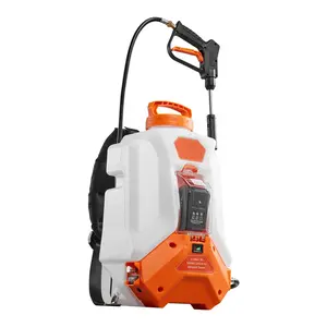 VEVOR 4 Gallon Battery Powered Backpack Sprayer 0-90 PSI 4H Runtime for Yard Lawn