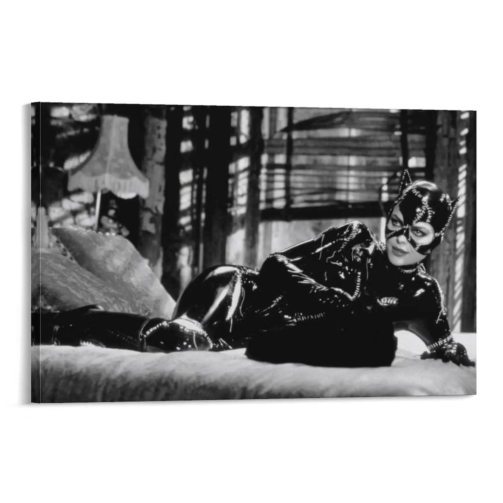 Michelle Pfeiffer As CatWoman Poster Poster Canvas Wall Art For Bedroom Decor Bar Office Room Decor Gift