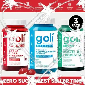 I thought these were a scam.. until Goli's 3-in-1 Gummiesactually worked. Zero sugar + debloat + calm + gut health?YES PLEASE.