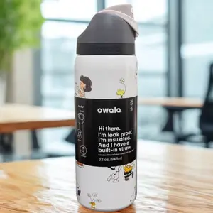 Top trending 2026 Owala Stainless Steel Insulated FreeSip Water Bottle Flip Lock 32oz