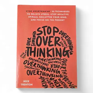 Stop Overthinking Self-Help Book, English Soft Cover Paperback by Nick Trenton