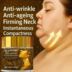 Advanced Bee Venom Neck Cream, Rich in Collagen, Retinol, Niacinamide, Hyaluronic Acid, Suitable for All Skin Types, Youthful Neck Skin