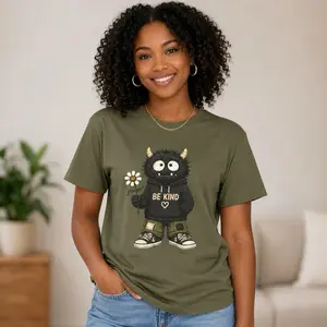 Be Kind Monster Graphic T-Shirt