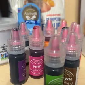 Liquid Food Coloring  10×0.25 Fl oz Set Food Grade Baking Supplies for Cake Cookies Cream Bake Icing Fondant Easter Egg Halloween Christmas Dessert DIY