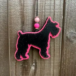 Schnauzer Silhouette Freshie