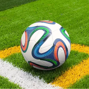 Durable Size 5 Soccer Ball, Ideal Outdoor Training & Leisure Choice, Perfect Gift for Teens & Adults, Vibrant Colors, Hand Stitched PU Material