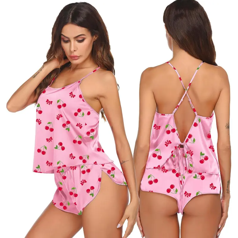 Pink Cherry Print