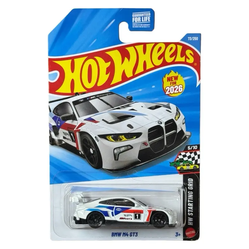 Hot Wheels Mainline BMW M4 GT3 White HW Starting Grid 5/10