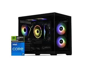 STORMCRAFT Gaming PC SIRIUS Intel Core i7-14700F NVIDIA GeForce RTX 5060 Ti 16GB – AI Powered 32GB 6000MHz RGB 2TB NVMe SSD 650W PSU Windows 11 Home - SI1470FCC-56VN1