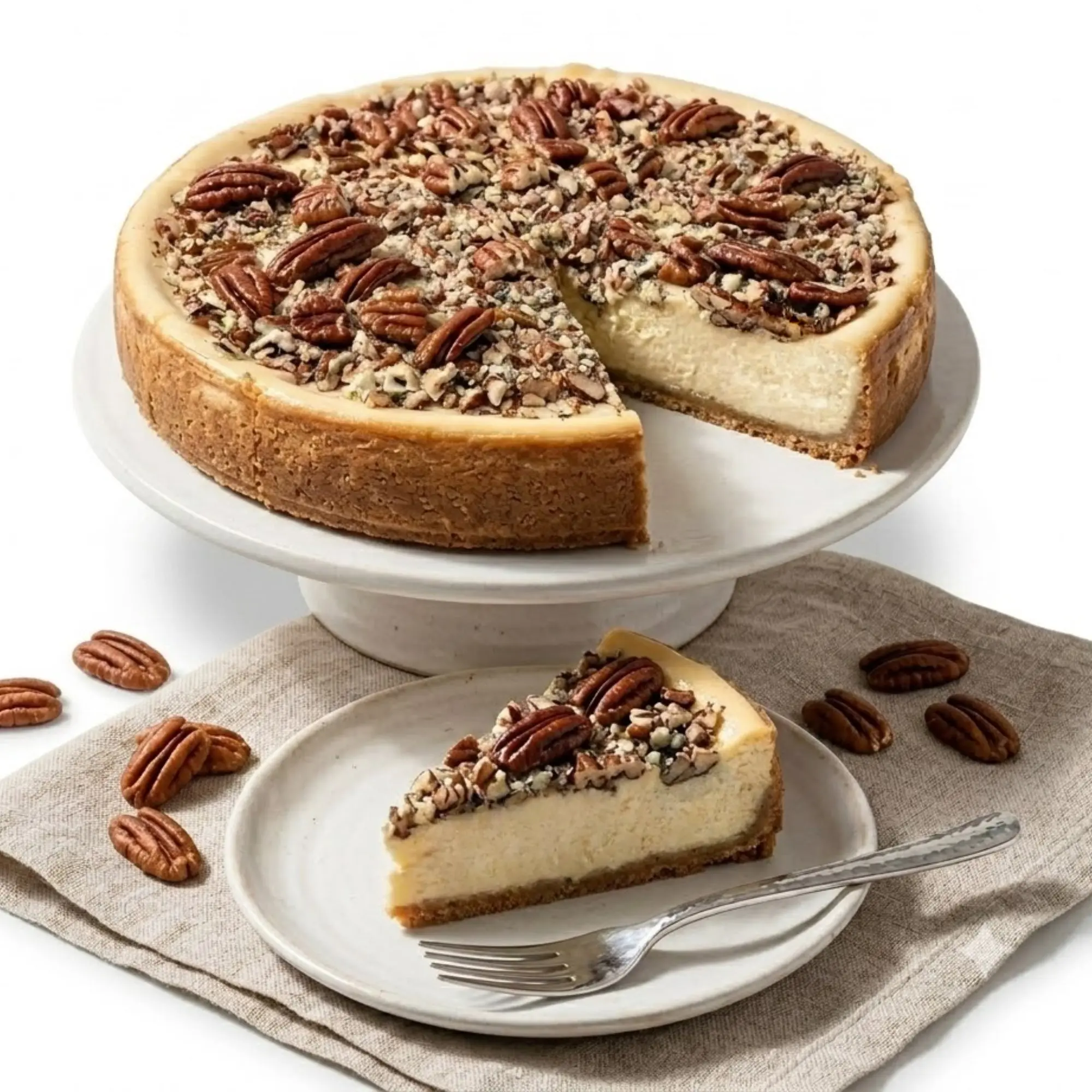 Andy Anand Caramel Pecan Cake, 9-Inch, 2 lb – Gift Boxed, Birthday, Wedding, Anniversary, Christmas, Mother's & Father's Day Dessert Gift