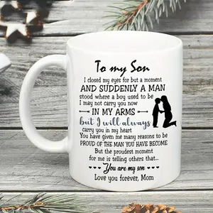 Sentimental Mom to Son Mug Love You Forever 11oz Coffee Cup