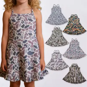 Girls Camo Athletic Tennis Girls Dress