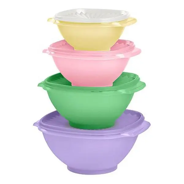 Tupperware® 8-piece Heritage Sheer Square Bowl Set