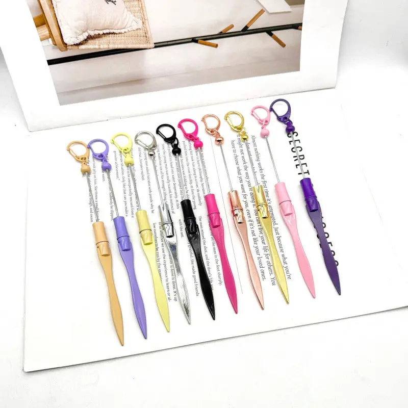Creative new letter opening knife DIY beaded letter cutting paper multifunctional metal outdoor portable express paper cutting cutter