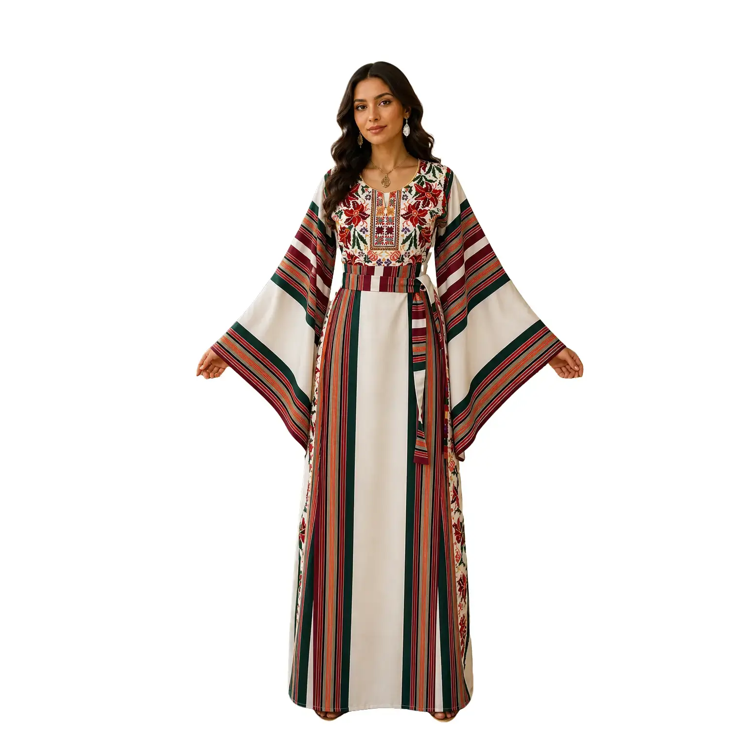 Rimal Heritage Embroidered Majdalwi Thobe