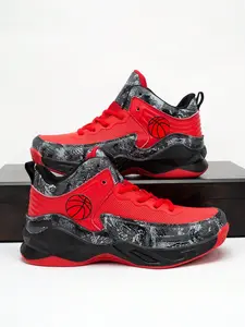 New Arrival Professional  Children Basketball Sneakers Trainers Comfort High Top Basketball Shoes For Boys and Girls