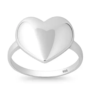 Heart Statement Ring - 925 Sterling Silver