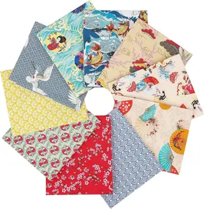 Newbrothread&Craftido 100% Cotton Quilting Fabric Bundles 10pcs Fat Quarters 18"x21" Medium Weight 5.2 oz for Quilting Sewing Patchwork Home Textile Japanese Style, TikTokShopDealsforYouDays, fathersdaygiftideas