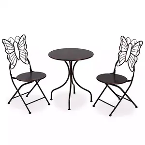 Kirkland's Bronze Metal Bufferfly 3-pc. Bistro Set