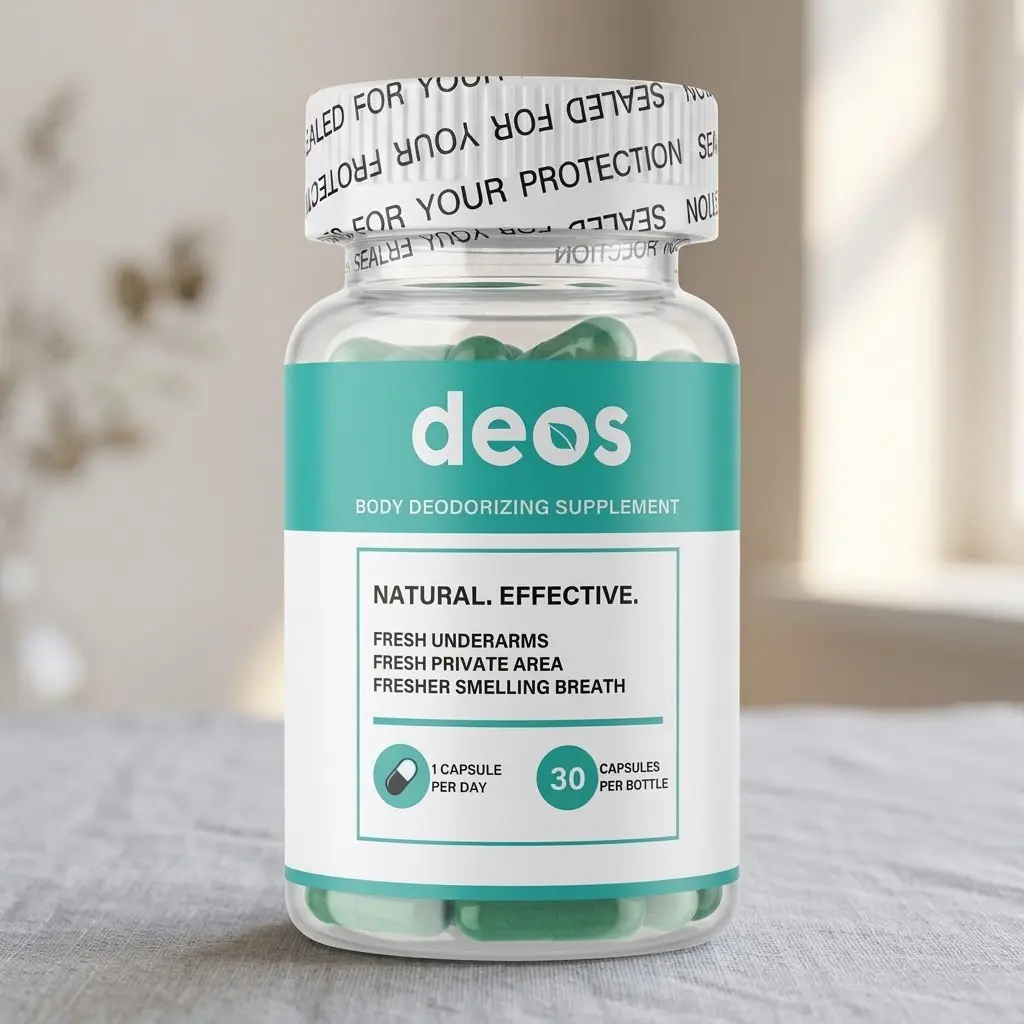 2pc Internal Full Body Deodorant Supplement, DEOS Bath & Body Care Support