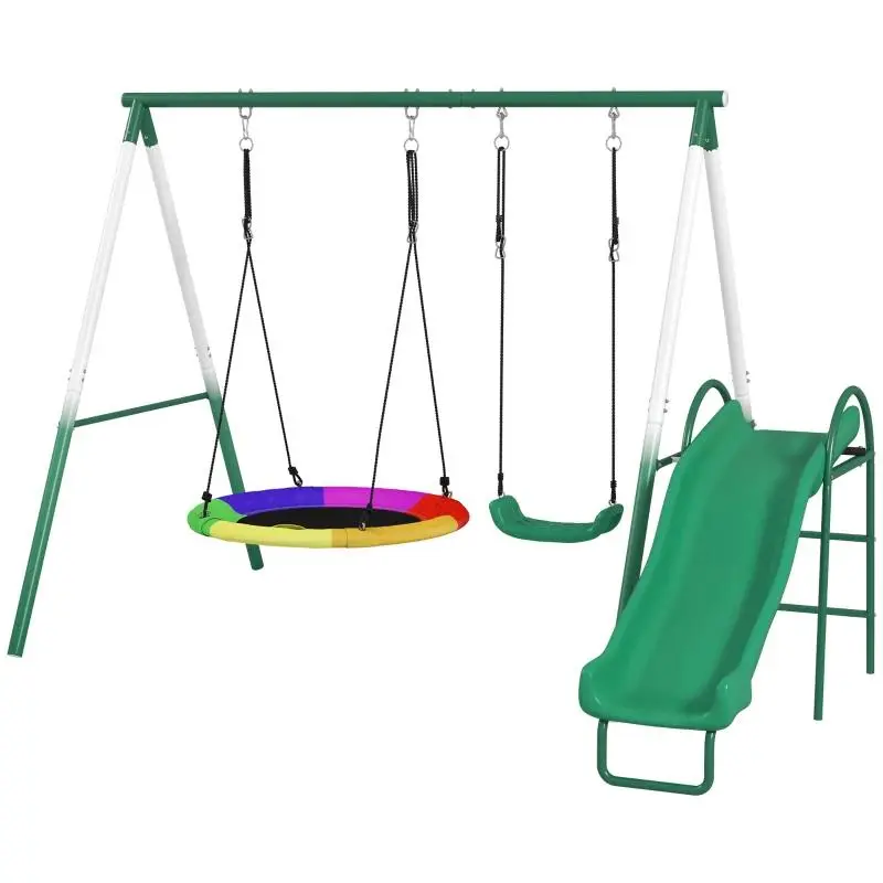 2 Swings, 1 Slide