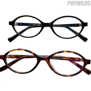 Oval Frame Clear Lens Glasses for Women, Small Retro Y2K Style Eyewear, Lightweight Fashion Non Prescription Glasses for Daily Wear, Outfit Styling, Streetwear, Travel & Photo Props, Trendy Minimalist Accessories outdoorfun