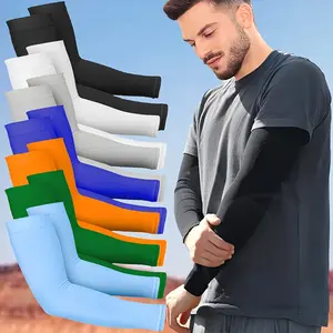 7 Pairs Cooling Arm Sleeves - Elastic Compression Arm Sleeves for Men & Women, UV Protection & Quick-Dry Moisture-Wicking Arm Warmers, Multi-Sport Use for Cycling, Running, Golf, Gym - Non-Electric Cooling Sleeves (7-Pack), Workout Accessories