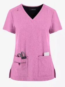 koi Basics Becca Women's 4-Pocket STRETCH V-Neck Scrub Top