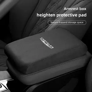 Car Armrest Mats Memory Foam Arm Rest Cushion For Chrysler 300c 200 Pacifica Phev Voyager Sebring Aspen PT Cruiser Airflow Crossfire Concorde