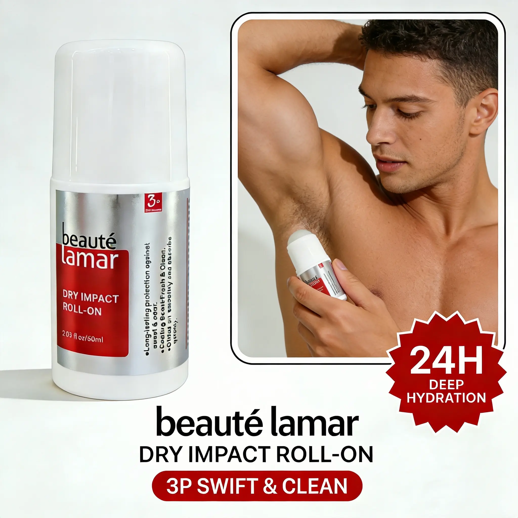 Antiperspirant Deodorant Roll-On Stick