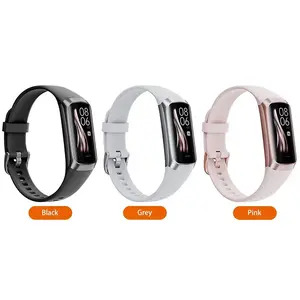 Smart Fitness Tracker, 1 Count Multifunctional Heart Rate Tracking Sleep Monitoring Pedometer Wearable Sports Watch For Women Men, 1.1" AMOLED Color Display Smart Watch Waterproof