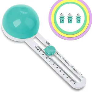 Adjustable Circle Cutter Compass Cutting Tool for Paper Crafts, Cutting Diameter 4'' to 12.5''