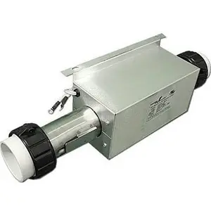 2 x 15 in. Cal Spa 5.5KW 230V Heater Assembly with Enclosure 0.12 in. Pressure Tap, Auto Reset Hi-Limit & 2 in. Tailpieces