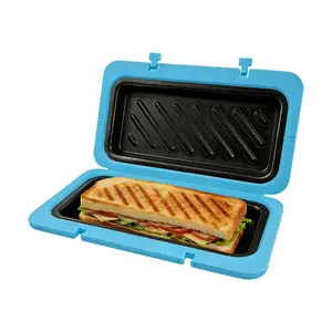1 Piece New Rectangular Microwave Sandwich Tray, Silicone Baking Mold, Food Grade Silicone Molds, Quick Even Cooking, Crispy Toasts, Cheese, Wings, Bacon, Steak, Dishwasher Safe, Kitchenware