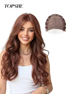 Topshe Mono Wig 6.5x5.5 HD Front Lace Deep 20 Inches, Women's Synthetic Hair for Daily Use and Fashion Styling, Lace Frontal Wig, Wavy Synthetic Wigs