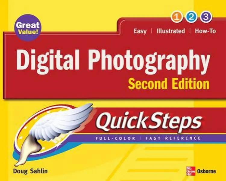 Used Photography Book - Digital Photography Quicksteps by Doug Sahlin (Paperback, English) - Tutorial for Beginners, Learning Guide, 1.2 lb
