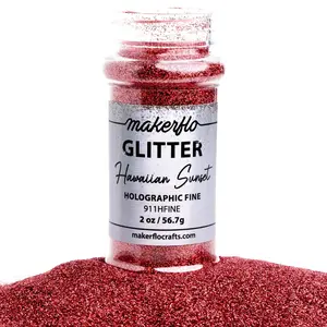 Makerflo Holographic Fine Glitter - Hawaiian Sunset
