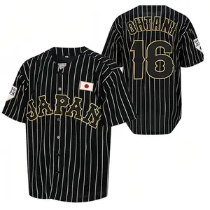 Baseball Jersey Sport japan jerseyMen's #16 Men's Sport & Outdoor Clothing for Training Competition Jersey Comfortable Stylish Athletic Short Sleeve