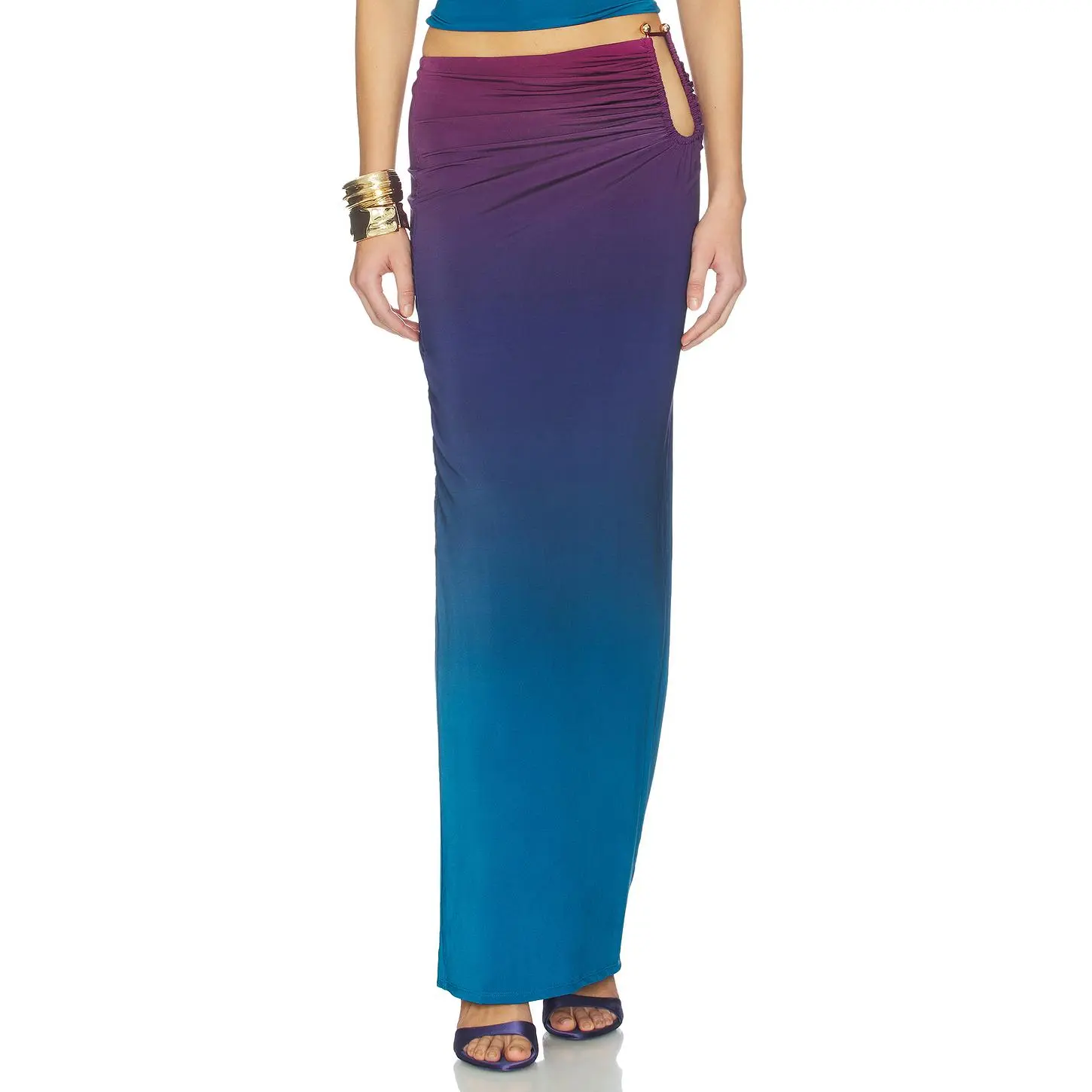 AFRM Aven Skirt in Midnight Ombre