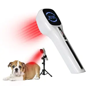 Cold Therapy for Dogs - Infrared Red Light Therapy Device with Adjustable Stand , 4X808 nm &14 x650nm Therapy Device for Pain Relief Arthritis, Spinal and Promote Blood Circulation