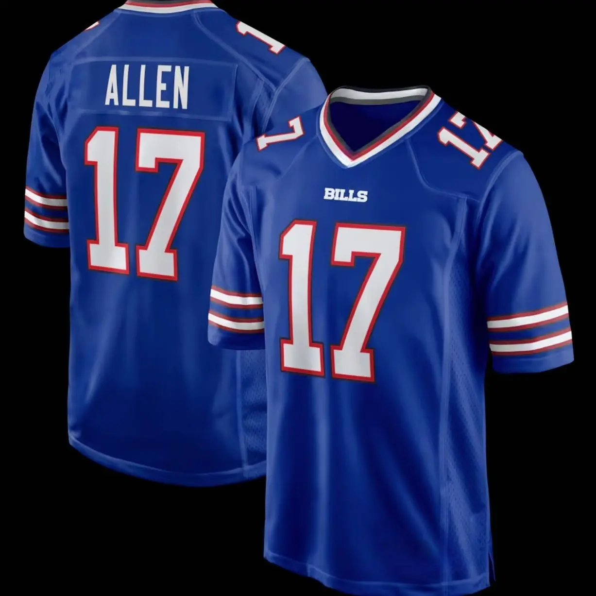 Unisex Football Bills Allen 17 Game Player Jersey - Royal