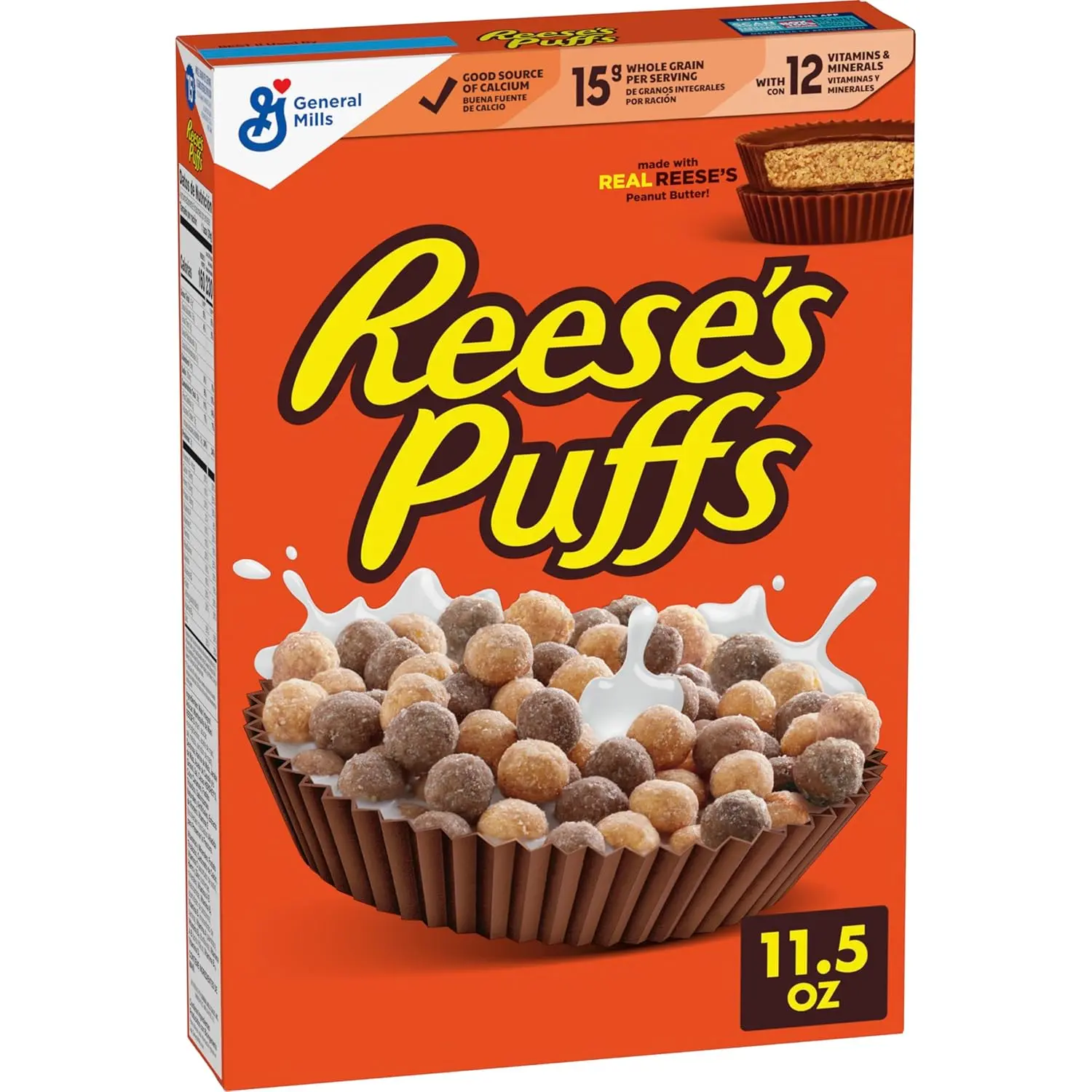 Breakfast Cereal, Chocolatey Peanut Butter Cereal, 11.5 oz