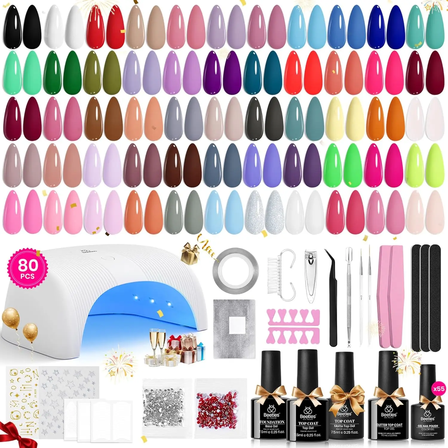Color Enchantment - 55 Colors - 80Pcs