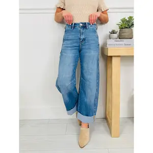 Spring Ready Tummy Control Slim Barrel Jeans