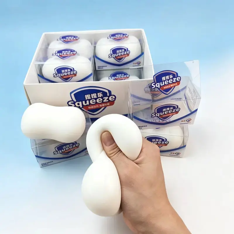 2026 Crunchy Soap Stress Ball Toys | ASMR Squeeze Sensory Balls For Kids And Adults | Fun Round Block Filled Squishy Fidgets | Anti Stress Relief For Office Desk Classroom Travel | ADHD Autism Focus Tool Novelty Gift Birthday Present Therapy Aids