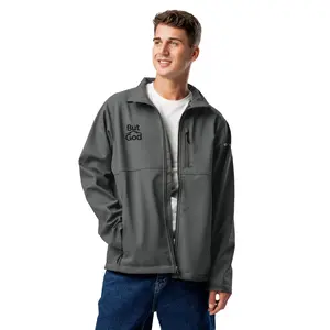 But God Columbia Soft Shell Jacket