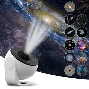 VanSmaGo Star Projector Galaxy Light 13 in 1 Planetarium with 360° Rotating Aurora for Kids and Adults Home Decoration Night Light Lamp for Romantic Atmosphere and Stress Relief